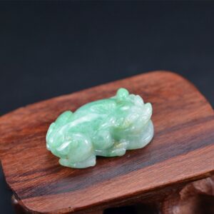 Jade Pixiu Pendant necklace green color JPT00000047