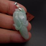 jade corn pendant