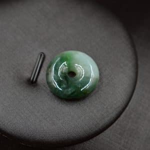 peace buckle jade pendant
