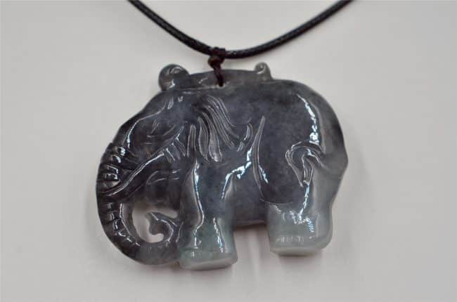 elephant jade pendant
