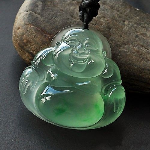 Authentic jade hot sale buddha pendant