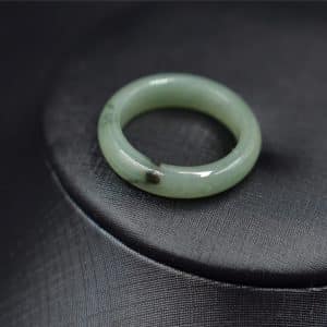 Genuine jade ring Burmese stone R10 18.5mm