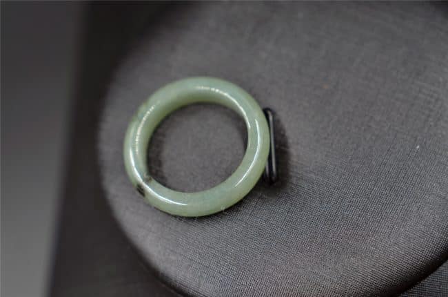 Genuine jade ring Burmese stone R10 18.5mm