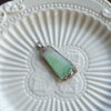 Natural jade pendant silver 925 bail JPT00101 - Image 2
