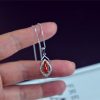 Bown jade silver necklace
