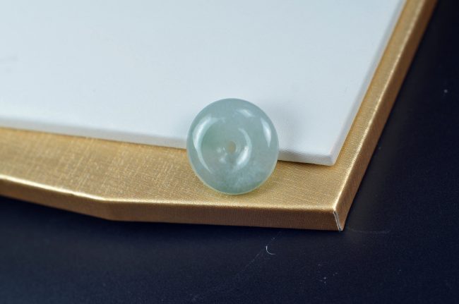 Jadeite Emerald Fine Jewellery Jade Safety Pendant Buckle Necklace 10012017