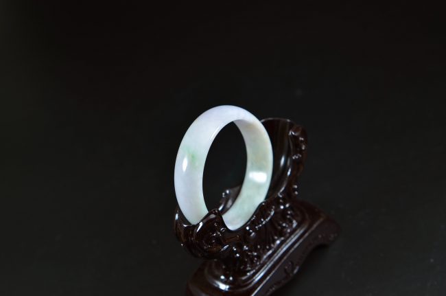 Kid’s jade bangles oval shape small size bangle 45mm 13102004