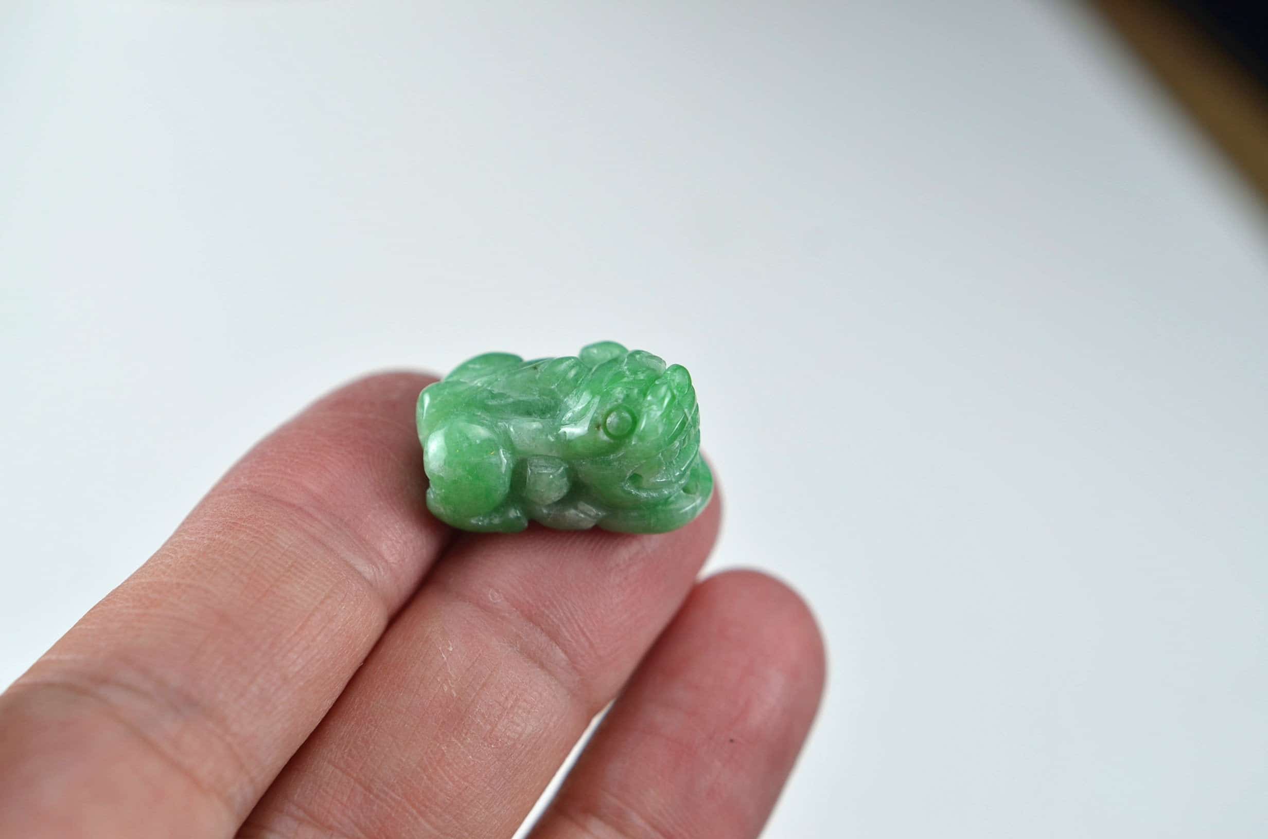 AJade Grade A jade Green jadeite Ice pendant 12 Chinese Zodiac Burma jade beads 