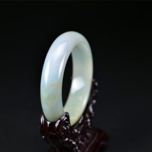 Handmade Jade Bangle Burma Green Jadeite Bracelet hot 55mm 20092122