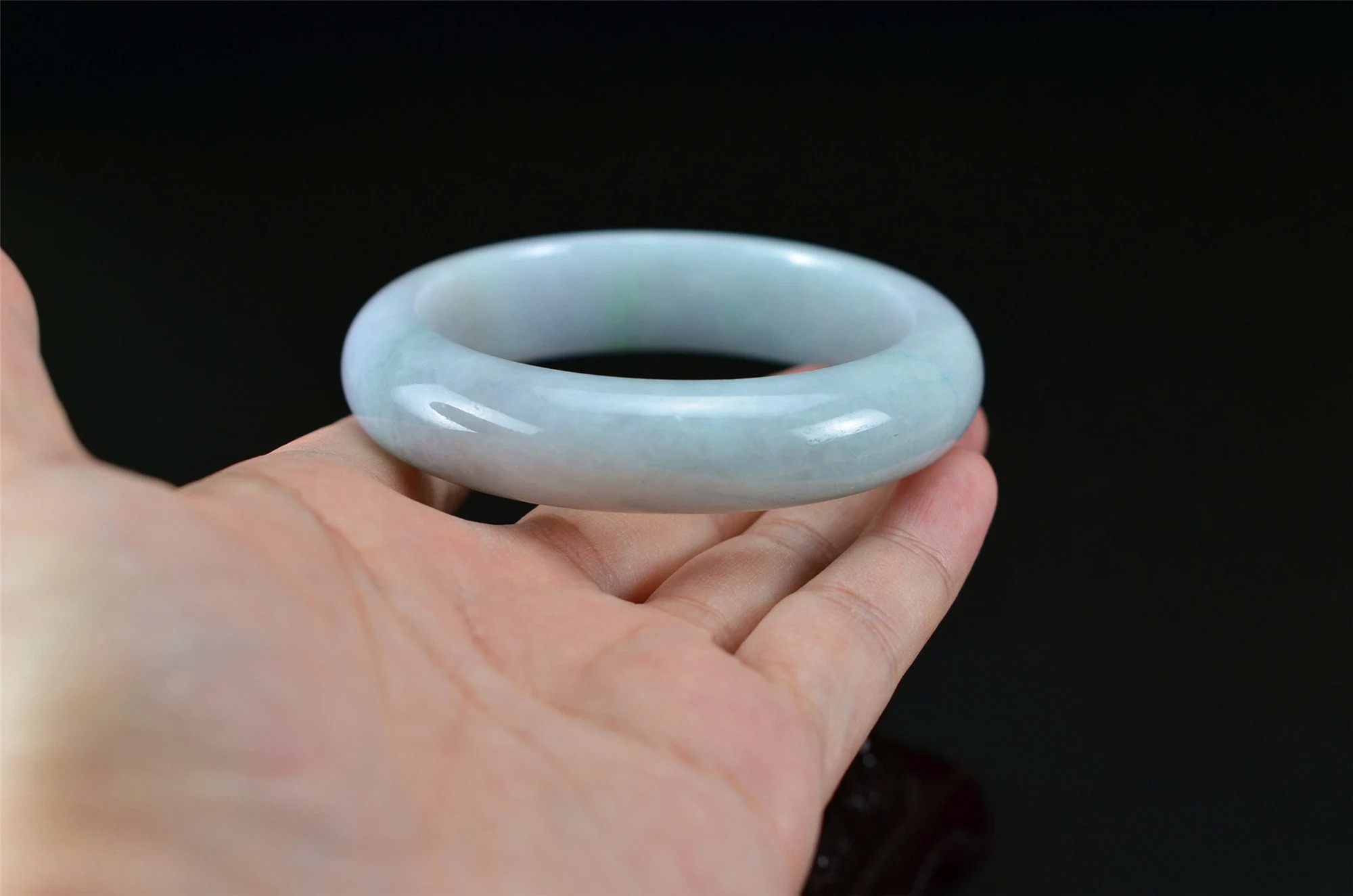 Burma jade Bangle Jadeite 57.9mm - Image 6