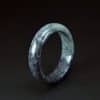 Black Solid Real Jade Bangle 58mm 20052075