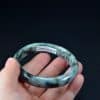 Asian Jewelry Natural Jadeite Bangle 57mm - Image 4