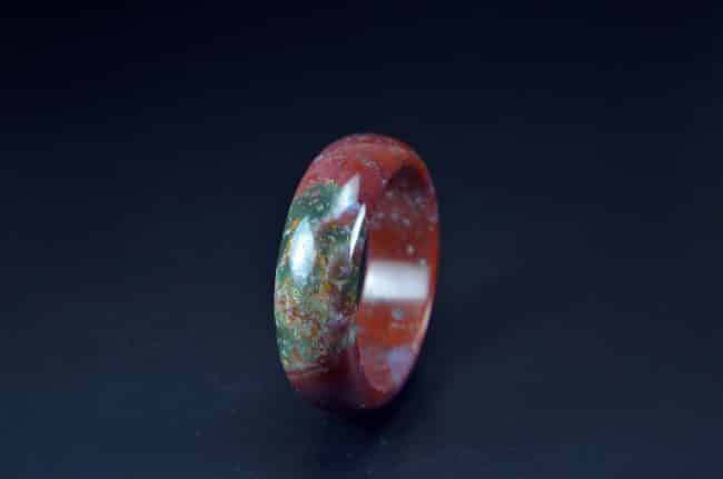 Red Brown Ocean Chalcedony bangle 56mm 20052039