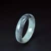 Chinese Grey and Black Jade Bangle 57mm 20052061