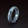 Modern Round Black Jade Bangle 58mm - Image 2