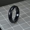 Handmade Black Jade Bangle 58mm - Image 2