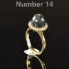 Natural Jade Adjustable Gold Filled Ring | Minimalist Open Band Crystal Ring | Universal Size Jade Jewelry - Image 14