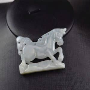 Grade A Natural Jade Horse Statue 03072019