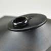 Jade Icy Jadeite Rings Stone Band Ring Light Black - Image 2