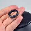Jade icy jadeite rings stone band ring light black 03072073