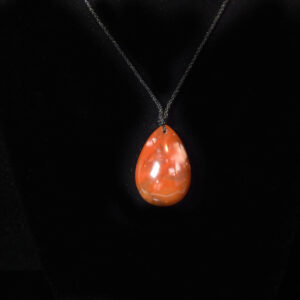 Chinese Natural Nanhong Agate Original Stone Pendant AGAT0013