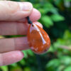Chinese Natural Nanhong Agate Original Stone Pendant AGAT0013 - Image 3