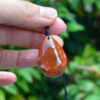Chinese Natural Nanhong Agate Original Stone Pendant AGAT0013 - Image 5