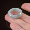 Jade Rings Stone Band Ring Black 18 mm - Image 5