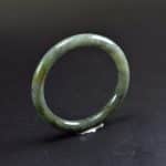 Handmade Jade Bangle Burma Green Jadeite Bracelet 55mm BG01550003