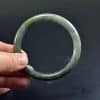 Handmade Jade Bangle Burma Green Jadeite Bracelet 55mm - Image 4