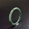 Small Jade bangles Type A real stone bracelet 52 mm