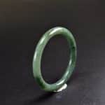 Small Jade bangles Type A real stone bracelet 52 mm BG01520009