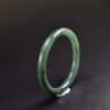 Small Jade bangles Type A real stone bracelet 52 mm - Image 2