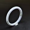 Hand Carved Jade Bangle Natural Green Jadeite Bracelet 60 mm - Image 2