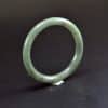 Real Handmade Jade Bangle Burma Jadeite Bracelet 55mm - Image 2