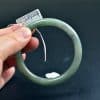 Burma Handmade Jade Bangle Burma Jadeite Bracelet 56mm - Image 5