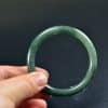 Small Jade bangles Type A real stone bracelet 52 mm - Image 4