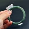 Small Jade bangles Type A real stone bracelet 52 mm - Image 5