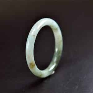 Chinese Authentic Untreated Genuine Jade Bangle 51 mm 20092185