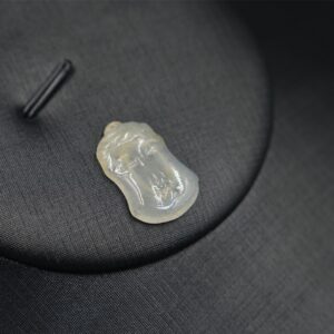 Buddha face grade a jade pendant necklace