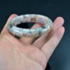 Natural Sakura flower Agate Bangle Madagascar Agate pink bangles 53mm 14022047 - Image 3