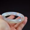 White Pink Dendritic Flower Agate bangle 57 mm 20052008 - Image 3