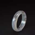 Cherry Blossom Agate Gemstone Bangle Grey Purple 58mm 20052002