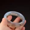 Cherry Blossom Agate Gemstone Bangle Grey Purple 58mm 20052002 - Image 5