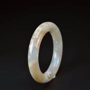 Flower Agate Palmstone Madagascar bangle 56mm 20052013