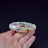 Pink Sakura Flower Agate Bangle 52 mm 20052030 - Image 3