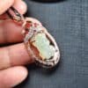 Natural Jadeite PiXiu pendant silver 925 pendant necklace JPT00111 - Image 5