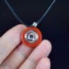 Agate Necklace Sterling Silver 925 Pendant Buddha Inside AGAT0009 - Image 3