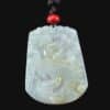 Jade pendant dragon White and yellow necklace JPT00000001