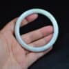 Chines jade bangle Solid Unisex Bracelet Jadeite 60 mm BG01600002 - Image 2